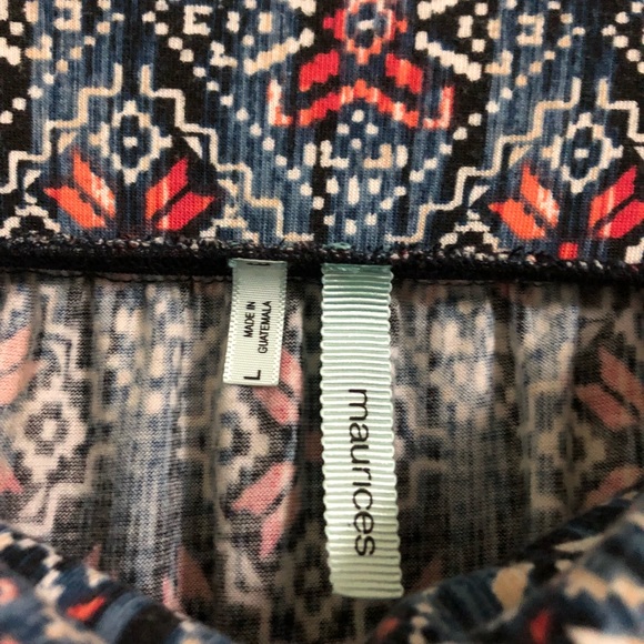 Aztec Print Maxi Skirt - Picture 5 of 5